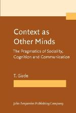 Context as Other Minds