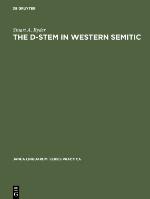 The D-Stem in Western Semitic