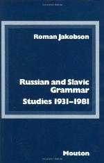 Russian And Slavic Grammar