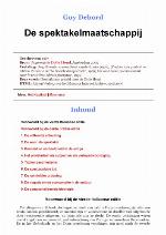 De spektakelmaatschappij