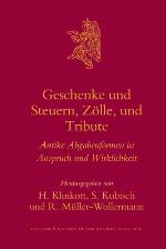Geschenke Und Steuern, Z�lle Und Tribute