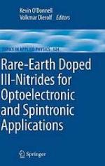 Rare Earth Doped Iiinitrides for Optoelectronic and Spintronic Applications