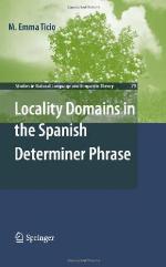 Locality Domains in the Spanish Determiner Phrase