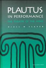 Plautus in Performance the Theatre of the Mind
