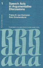 Speech Acts in Argumentative Discussions