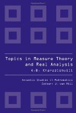Topics in Measure Theory and Real Analysis