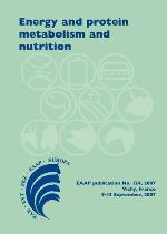 Energy and protein metabolism and nutrition
