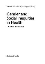 Gender and social inequities in health : a public health issue