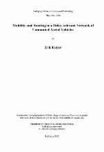Mobility and Routing in a Delay-tolerant Network of Unmanned Aerial Vehicles