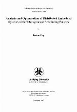 Analysis and Optimisation of Distributed Embedded Systems with Heterogeneous Scheduling Policies