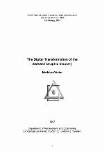The Digital Transformation of the Swedish Graphic Industry