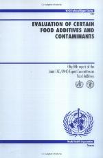 Evaluation of certain food additives and contaminants.