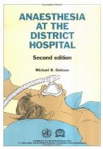 Anaesthesia at the District Hospital