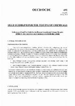 Performance-based test guideline for human recombinant estrogen receptor (hrER) in vitro assays to detect chemicals with ER binding affinity. 493