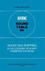 Short-Sea Shipping in the Economy of Inland Transport in Europe (Round Table on Transport Economics//Report)