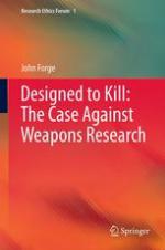 Designed to Kill: The Case Against Weapons Research