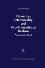 Husserlian intentionality and non-foundational realism : noema and object