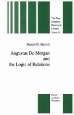 Augustus De Morgan and the logic of relations
