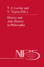 History and anti-history in philosophy