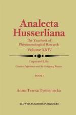 Logos and Life : Introduction to the Phenomenology of Life and the Human Condition.