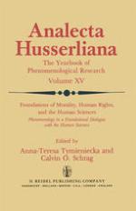 Foundations of Morality, Human Rights, and the Human Sciences : Phenomenology in a Foundational Dialogue with the Human Sciences.