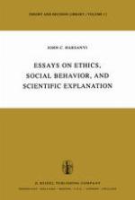 Essays on Ethics, Social Behaviour, and Scientific Explanation