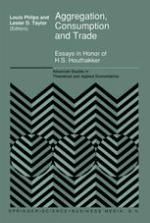 Aggregation, Consumption and Trade : Essays in Honor of H.S. Houthakker