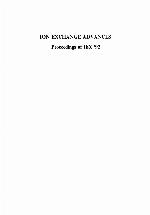 Ion Exchange Advances : Proceedings of IEX '92.