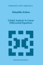 Global Analysis in Linear Differential Equations.