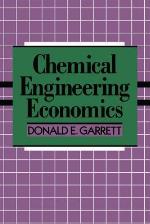 Chemical Engineering Economics