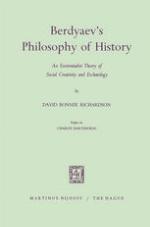 Berdyaev's philosophy of history An existentialist theory of social creativity and eschatology.