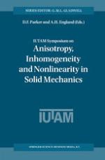 IUTAM Symposium on Anisotropy, Inhomogeneity and Nonlinearity in Solid Mechanics : Proceedings of the IUTAM-ISIMM Symposium Held in Nottingham, U.K., 30 August - 3 September 1994.