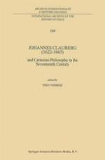 Johannes Clauberg (1622-1665) and Cartesian philosophy in the seventeenth century