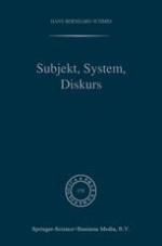 Subjekt, System, Diskurs.