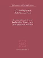 Geometric aspects of probability theory and mathematical statistics