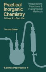 Practical Inorganic Chemistry : Preparations, reactions and instrumental methods