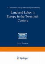 Land and labor in Europe in the twentieth century a comparative survey of recent agrarian history.