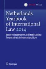 Netherlands Yearbook of International Law 2014 [recurso electrónico] Between Pragmatism and Predictability: Temporariness in International Law.