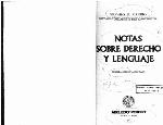 Notas sobre derecho y lenguaje