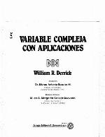 Variable Compleja Con Aplicaciones