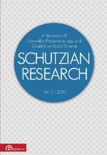 Schutzian Research: A Yearbook of Worldly Phenomenology and Qualitative Social Science vol. 2