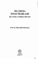 İslâm'da insan hakları : din vicdan ve düşünce hürriyeti