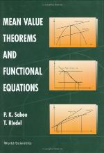 Mean Value Theorems and Functional Equat