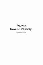 Singapore precedents of pleadings