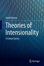 Theories of intensionality : a critical survey