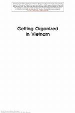 Getting organized in Vietnam