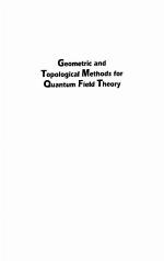 Geometric and Topological Methods for Quantum Field Theory