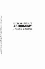 Introduction to Astronomy by Theodore Metochites
