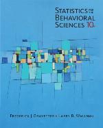 Statistics for the behavioral sciences