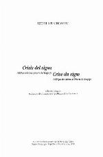 Crisis del signo : política del ritmo y teoría del languaje : edicíon bilingüe = Crise du signe : politique du rythme et théorie du langage